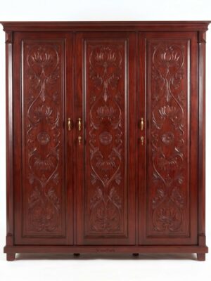 Nokshi Almirah (Mahogany Wood)