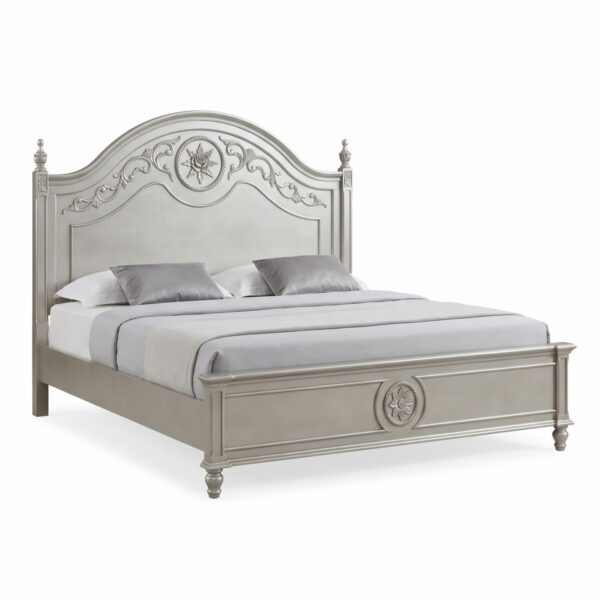 Silver Bed (Mahogany Wood)