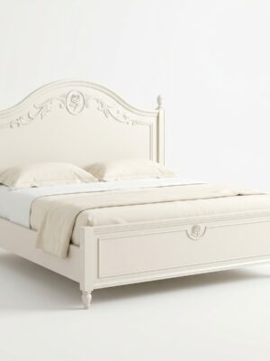 White Bed (Mahogany Wood)