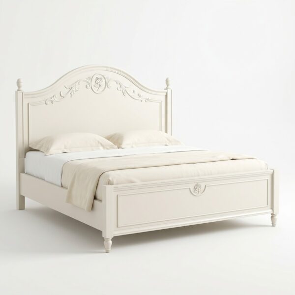 White Bed (Mahogany Wood)