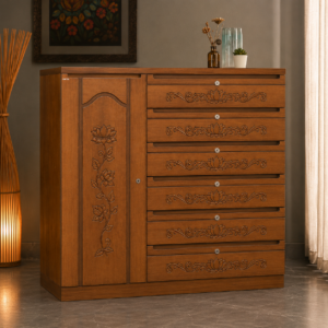 Noksha Wardrobe(Sagun Wood)