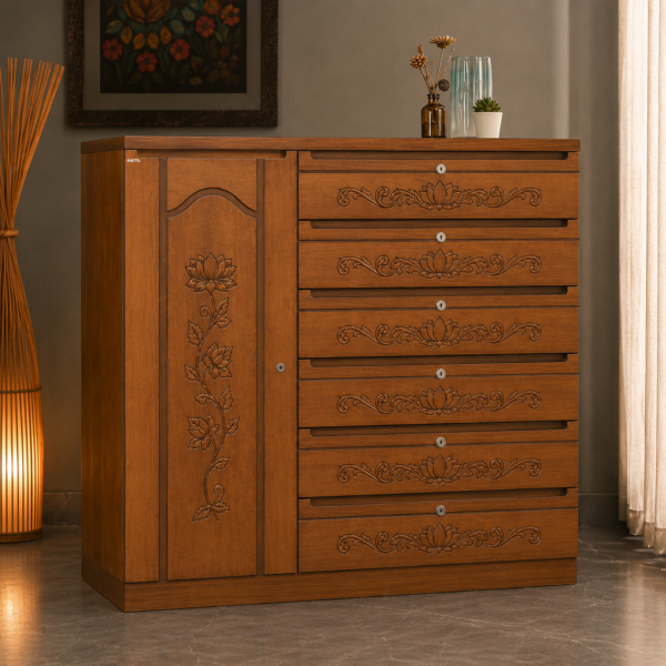Noksha Wardrobe(Sagun Wood)